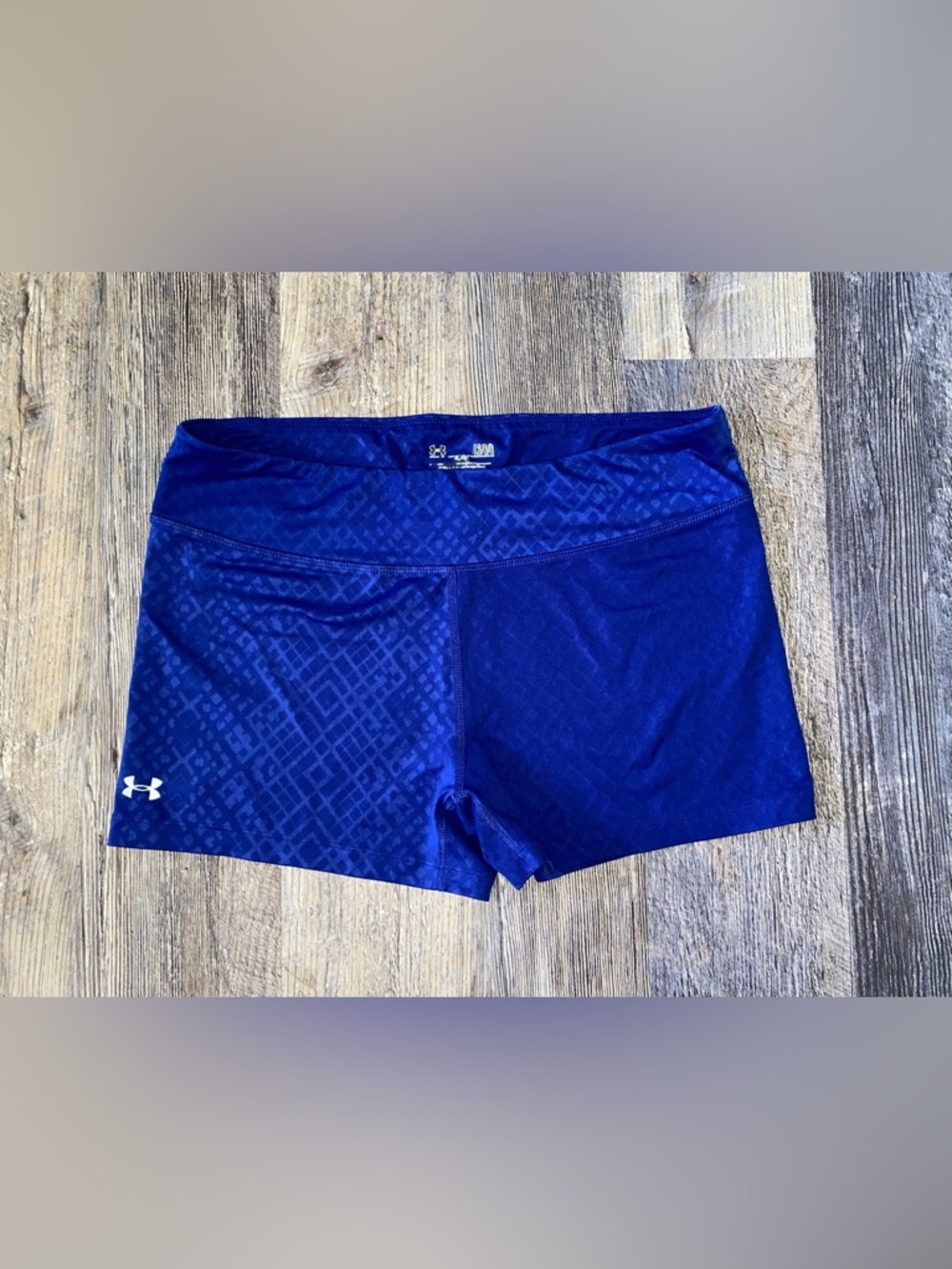Under Armour Women's Deep Blue Compression Bike Shorts